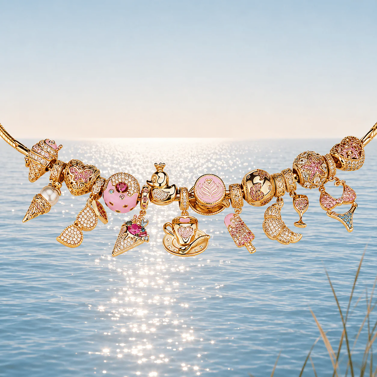 Deep Marine Charm Bracelet Set
