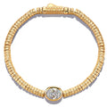 Solitaire Moissanite Oval-Cut Statement Bracelet