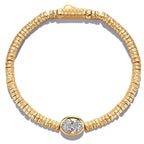 Solitaire Moissanite Oval-Cut Statement Bracelet