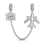Journey to Love Tarnish-Resistant Silver Dangle Charms With Enamel
