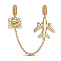 Journey to Love Tarnish-Resistant Silver Dangle Charms With Enamel