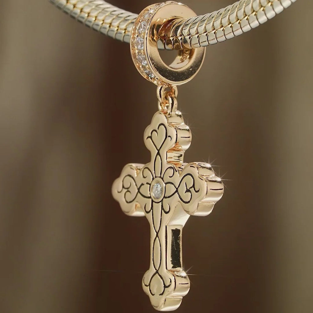 God's Welfare Tarnish-Resistant Silver Dangle Charms