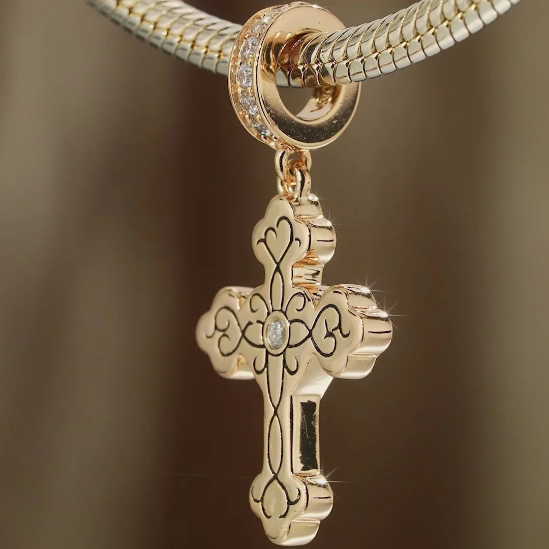 God's Welfare Tarnish-Resistant Silver Dangle Charms