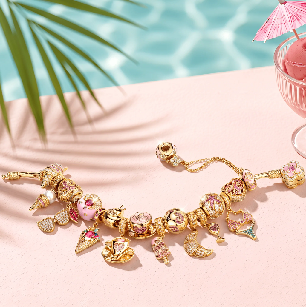 Deep Marine Charm Bracelet Set