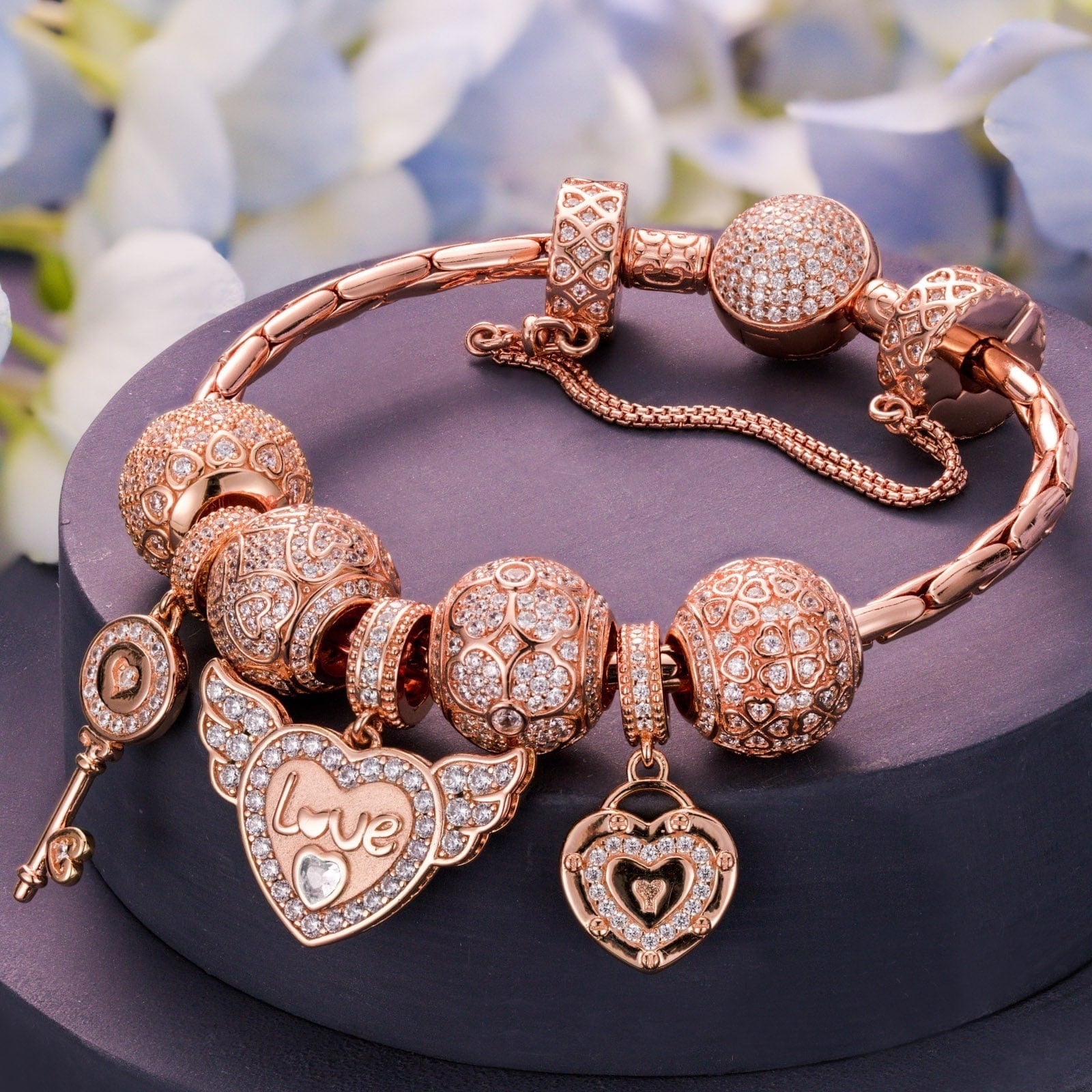 Endless Love Charm Bracelet Set