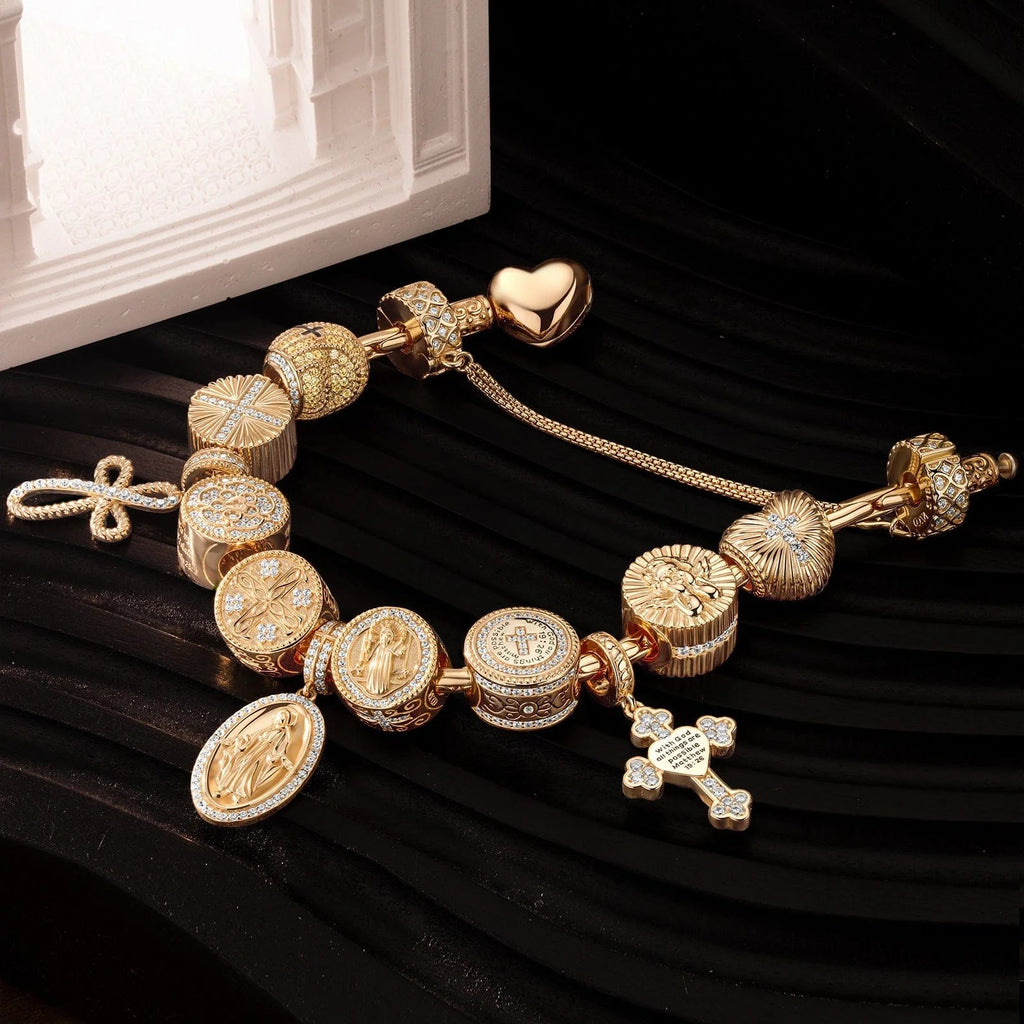Unstoppable Grace Enamel Charm Bracelet Set