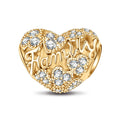 Family Heart Charms