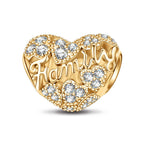 Family Heart Charms