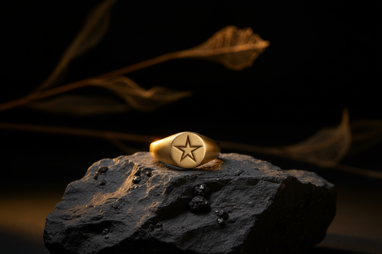 Maison Hero — Dark Gold Signet