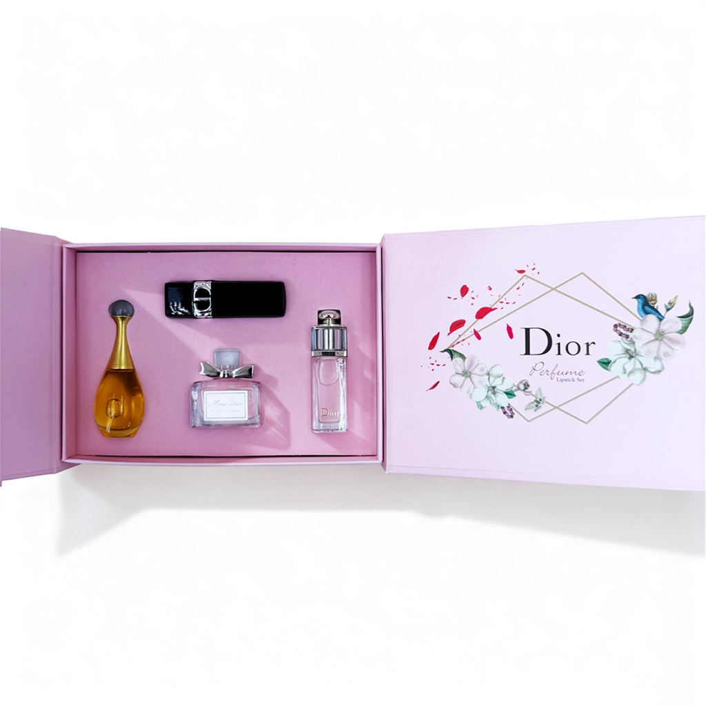 Rose Lipstick Sample Set – 4-Piece Pink Shades Collection