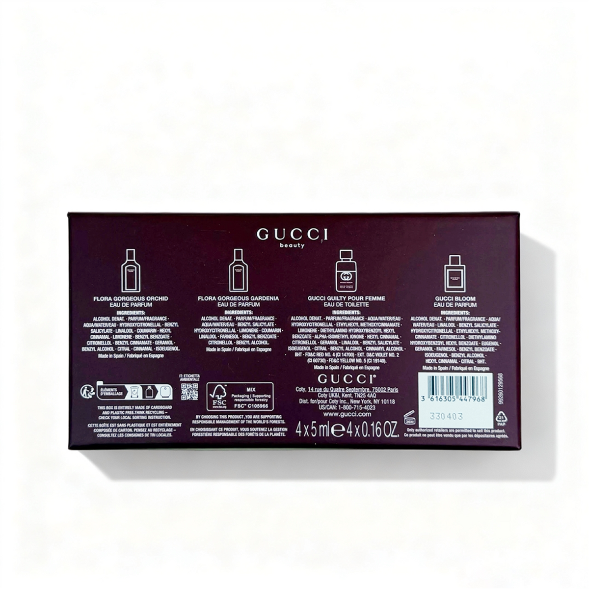 Dreamy Fragrance Miniature Set – 4-Piece Red Box Collection