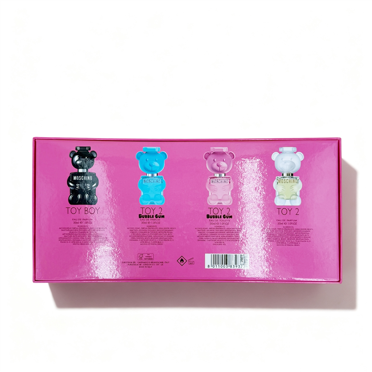 Teddy Mini Set – 4-Piece Pink Box Collection