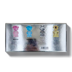 Silver Shimmer Teddy Mini Set – 4-Piece Collection