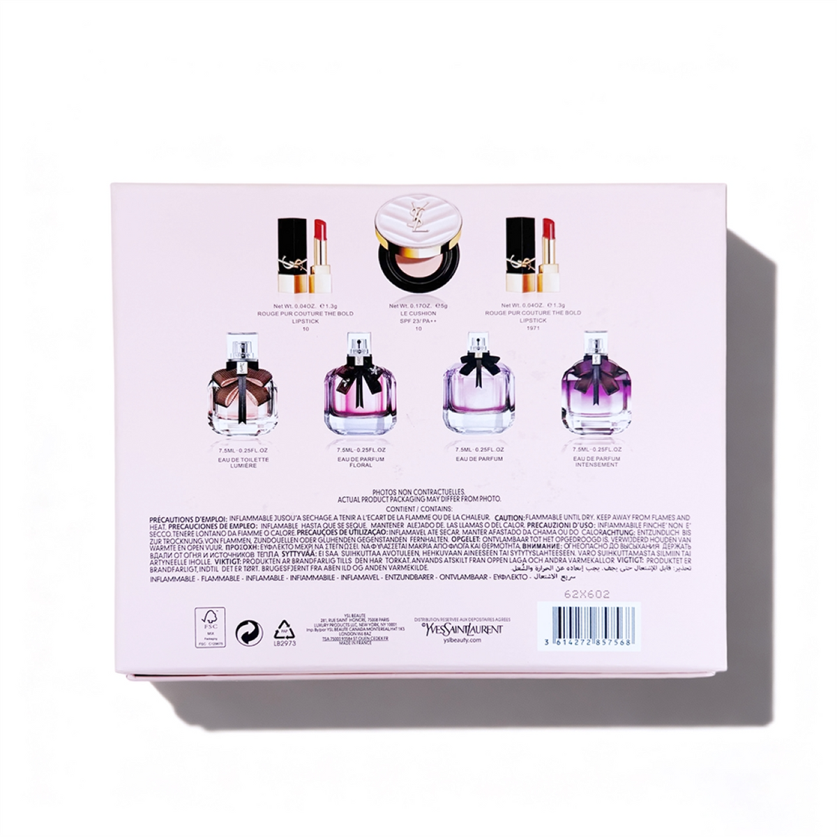 Romantic Goddess Powder Case – 7-Piece Sample Collection