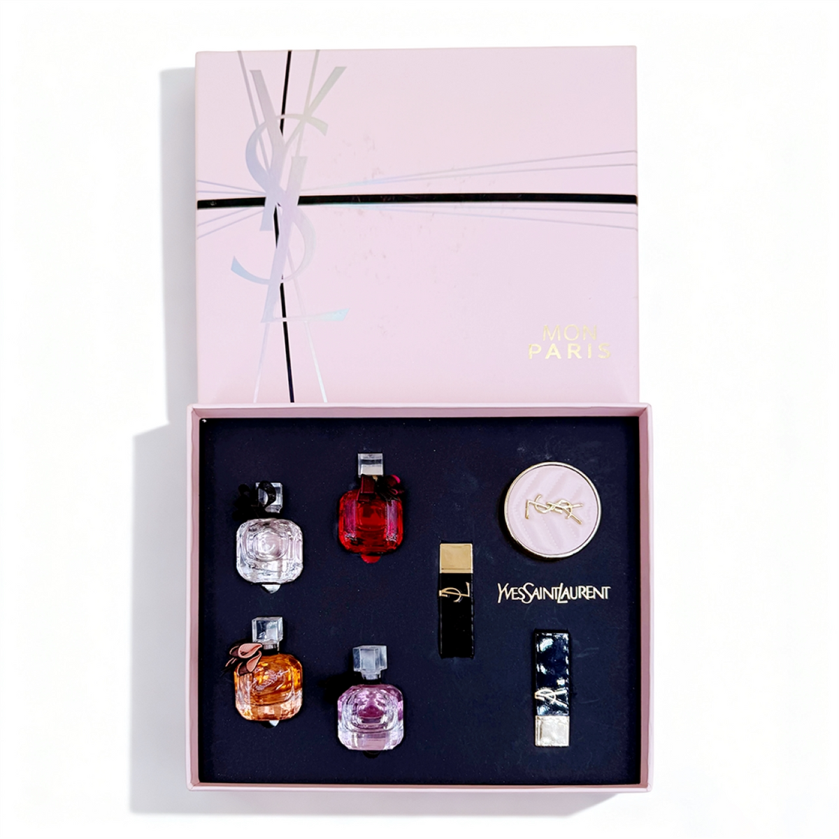 Romantic Goddess Powder Case – 7-Piece Sample Collection